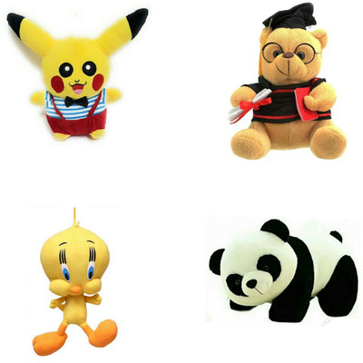 soniya Enterprises Pikachu-40cm and panda-40cm and tweety-42cm and musical scholer teddy bear - 20 cm(Multicolor)
soniya Enterprises Pikachu-40cm and panda-40cm and tweety-42cm and musical scholer teddy bear - 20 cm(Multicolor)