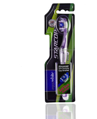 aquawhite Star Cop, Advanced Strain Removing Cup Bristles. Purple, Health & Personal Care Ultra Soft Toothbrush
aquawhite Star Cop, Advanced Strain Removing Cup Bristles. Purple, Health & Personal Care Ultra Soft Toothbrush