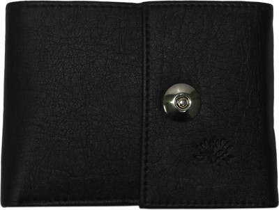 Hornwood Men Black Artificial Leather Wallet(5 Card Slots)