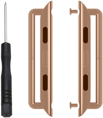 Memore Stainless Steel Connector iWatch Band Adapter Screw Free for iWatch 38mm Rose Gold 1-piece Watch Repair Kit
Memore Stainless Steel Connector iWatch Band Adapter Screw Free for iWatch 38mm Rose Gold 1-piece Watch Repair Kit