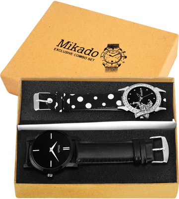 Mikado Exclusive couple design watches for Men and Women Watch - For Men & Women
Mikado Exclusive couple design watches for Men and Women Watch - For Men & Women