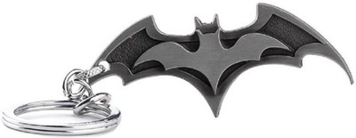 MGP Fashion double silver batman Key Chain(Silver)