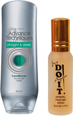 Avon Anew Advance Techniques Straight & Sleek (200 ml) with one do it perfume 30 ml(Set of 2)
Avon Anew Advance Techniques Straight & Sleek (200 ml) with one do it perfume 30 ml(Set of 2)