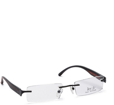 Titan Rimless Rectangle Frame(128 mm
