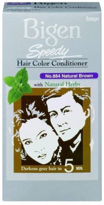Bigen Speedy Hair Color Conditioner No. 884 Natural Brown Hair Color(Natural Brown)
Bigen Speedy Hair Color Conditioner No. 884 Natural Brown Hair Color(Natural Brown)