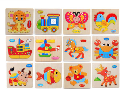 Pepperonz Wooden Kid Cartoon Animal Plane Fruit Design Puzzle Game Educational Toy - 12 Pcs(Multicolor)
Pepperonz Wooden Kid Cartoon Animal Plane Fruit Design Puzzle Game Educational Toy - 12 Pcs(Multicolor)