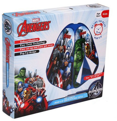 Taaza Garam kids Jumbo Size Avengers style Tent House Pop Up Play Tent Playhouse multi-color for Indoor Outdoor Use, Multi-design(Gift Toy)(Multicolor)
Taaza Garam kids Jumbo Size Avengers style Tent House Pop Up Play Tent Playhouse multi-color for Indoor Outdoor Use, Multi-design(Gift Toy)(Multicolor)