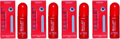 Ramsons Bullet Perfume 40ML Each (Pack of 4) Eau de Parfum - 160 ml(For Men & Women)
Ramsons Bullet Perfume 40ML Each (Pack of 4) Eau de Parfum - 160 ml(For Men & Women)