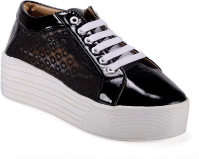 Bella Toes Women's Black Synthetic Leather Sneakers Shoes Sneakers For Women(Black
Bella Toes Women's Black Synthetic Leather Sneakers Shoes Sneakers For Women(Black