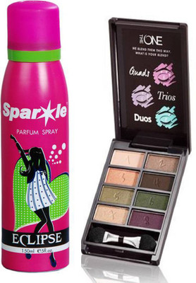 Oriflame Sweden The ONE Blend Express Eye Shadow-Naturelle 4.64 g (33103) one sparkle perfume spray 150 ml(Set of 2)
Oriflame Sweden The ONE Blend Express Eye Shadow-Naturelle 4.64 g (33103) one sparkle perfume spray 150 ml(Set of 2)