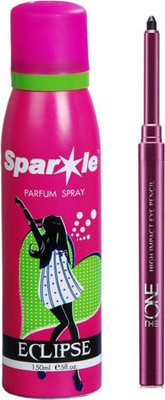 Oriflame Sweden Sweden The One High Impact Eye Pencil 0.3 g (Onyx Black 31557) one sparkle perfume spray 150 ml(Set of 2)
Oriflame Sweden Sweden The One High Impact Eye Pencil 0.3 g (Onyx Black 31557) one sparkle perfume spray 150 ml(Set of 2)