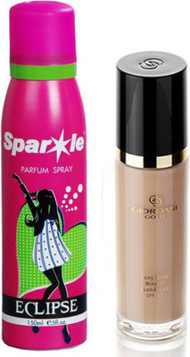 Oriflame Sweden Giordani Gold Long Wear Mineral Foundation SPF 15 30ml (Rose Beige - 31805) With one sparkle perfume spray 150 ml(Set of 2)
Oriflame Sweden Giordani Gold Long Wear Mineral Foundation SPF 15 30ml (Rose Beige - 31805) With one sparkle perfume spray 150 ml(Set of 2)