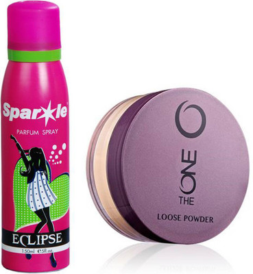 Oriflame Sweden The ONE Loose Powder 7g (Translucent - 31598) With one sparkle perfume spray 150 ml(Set of 2)
Oriflame Sweden The ONE Loose Powder 7g (Translucent - 31598) With one sparkle perfume spray 150 ml(Set of 2)
