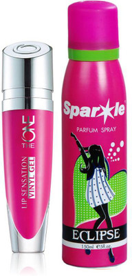 Oriflame Sweden The ONE Lip Sensation Vinyl Gel 5ml (Hot Flamingo - 32448) With one sparkle perfume spray 150 ml(Set of 2)
Oriflame Sweden The ONE Lip Sensation Vinyl Gel 5ml (Hot Flamingo - 32448) With one sparkle perfume spray 150 ml(Set of 2)