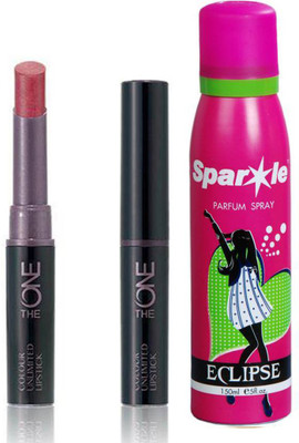 Oriflame Sweden The ONE Colour Unlimited Lipstick 1.7g (Always Cranberry - 30572) With one sparkle perfume spray 150 ml(Set of 2)
Oriflame Sweden The ONE Colour Unlimited Lipstick 1.7g (Always Cranberry - 30572) With one sparkle perfume spray 150 ml(Set of 2)