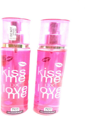 DX KISS ME LOVE ME Deodorant Spray - For Women(280 ml, Pack of 2)