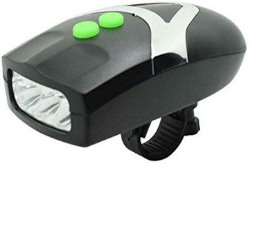 Shrih 3 Led Bike Bicycle Front Headlight Cycling Lamp And Electronic Bell Horn Hooter . LED Front Light(Black) 
Shrih 3 Led Bike Bicycle Front Headlight Cycling Lamp And Electronic Bell Horn Hooter . LED Front Light(Black)