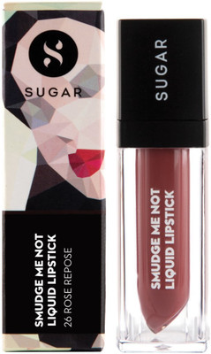 Sugar Cosmetics Smudge Me Not Liquid Lipstick(Peach Pink, 4.5 ml)