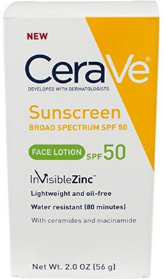 CeraVe Spf 50 Sunscreen Face Lotion(59.15 ml)