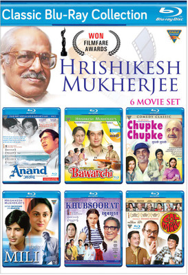 Hrishikesh Mukherjee 6 Movie Blu Ray Set (Anand + Bawarchi + Chupke Chupke + Mili + Khubsoorat + Gol Maal)(Blu-ray Hindi)
Hrishikesh Mukherjee 6 Movie Blu Ray Set (Anand + Bawarchi + Chupke Chupke + Mili + Khubsoorat + Gol Maal)(Blu-ray Hindi)