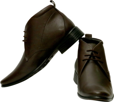 Lee Cooper LC2141 Boots For Men(Brown, Brown p1