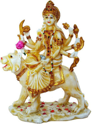 FABZONE FABZONE Goddess Durga Idol/Sherawali Maa Navratri Sculpture God Statue Decorative Showpiece - 17 cm(Polyresin, Yellow)
FABZONE FABZONE Goddess Durga Idol/Sherawali Maa Navratri Sculpture God Statue Decorative Showpiece - 17 cm(Polyresin, Yellow)