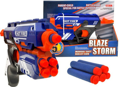 Johnnie Boy Blaze Storm Manual Soft Bullet Toy Gun With Foam Bullets and Suction Darts(Multicolor)
Johnnie Boy Blaze Storm Manual Soft Bullet Toy Gun With Foam Bullets and Suction Darts(Multicolor)