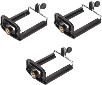 ReTrack SET OF 3PC Clip Bracket Stand Holder Mount For Cell Phone Camera Monopod Tripod Kit(Black, Supports Up to 500 g)
ReTrack SET OF 3PC Clip Bracket Stand Holder Mount For Cell Phone Camera Monopod Tripod Kit(Black, Supports Up to 500 g)