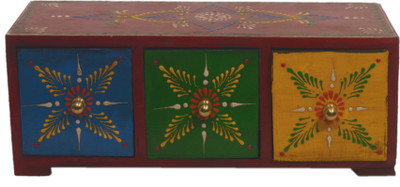 AKHANIHANDICRAFTS Akhani Handicrafts Multicolor Wooden Hand Painted Decorative Box With 3 Drawer Decorative Box Vanity Box(Multicolor)
AKHANIHANDICRAFTS Akhani Handicrafts Multicolor Wooden Hand Painted Decorative Box With 3 Drawer Decorative Box Vanity Box(Multicolor)