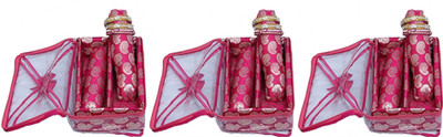 Kuber Industries 2 Roll Brocade Bangle box With Hard Board Support Set of 3 Pcs Pink (Code-COM041) Jewellery Vanity Box(Pink)
Kuber Industries 2 Roll Brocade Bangle box With Hard Board Support Set of 3 Pcs Pink (Code-COM041) Jewellery Vanity Box(Pink)
