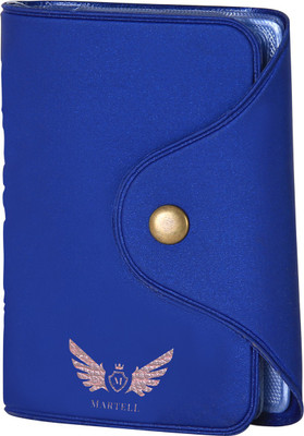 Martell Men Blue Plastic Card Holder(10 Card Slots)