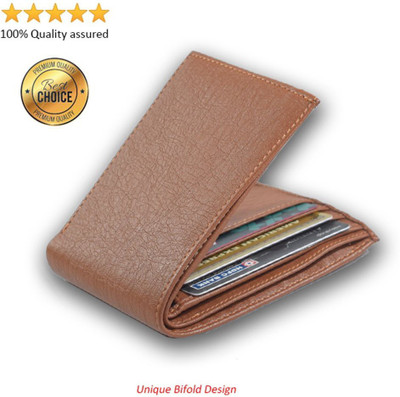 LANDER Boys Tan Artificial Leather Wallet(9 Card Slots)