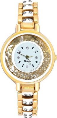 KNACK K-145D41 latest gold and white matel belt attractive bracelet watch for Girl's Watch - For Girls
KNACK K-145D41 latest gold and white matel belt attractive bracelet watch for Girl's Watch - For Girls