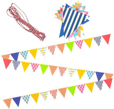 AMFIN Party Bunting Flags Banner for Birthday Decoration, Decoration for Weddings, Engagement, Baby Shower, 1st Birthday, Anniversary Party, Bachelors Party, Office Party, Christmas & New Year Celebration - Multicolor Banner(3 ft, Pack of 1)
AMFIN Party Bunting Flags Banner for Birthday Decoration, Decoration for Weddings, Engagement, Baby Shower, 1st Birthday, Anniversary Party, Bachelors Party, Office Party, Christmas & New Year Celebration - Multicolor Banner(3 ft, Pack of 1)