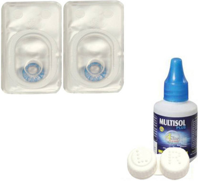 Eyeshine Dark Blue Colored contact Lens with case and solution (-5 Power) Half-yearly Contact Lens(-5 dioptres, drak blue, Pack of 2)
Eyeshine Dark Blue Colored contact Lens with case and solution (-5 Power) Half-yearly Contact Lens(-5 dioptres, drak blue, Pack of 2)