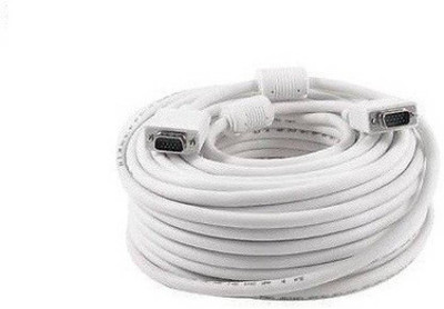 Blendia 15 MtrHigh Quality Male VGA to Male VGA Cable(Compatible with Mobile, Laptop, Tablet, Mp3, Gaming Device, White)
Blendia 15 MtrHigh Quality Male VGA to Male VGA Cable(Compatible with Mobile, Laptop, Tablet, Mp3, Gaming Device, White)