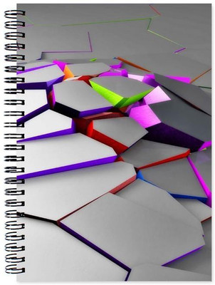 Chesta Enterprises A5 Note Book(Designer, Multicolor)