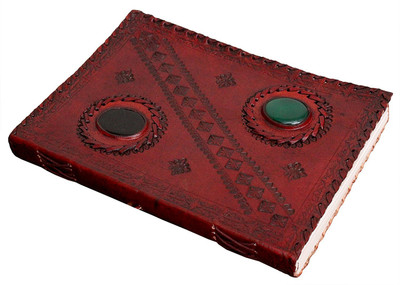 SR MART A6 Diary(Diagonal Multi Stone Diary, Brown)