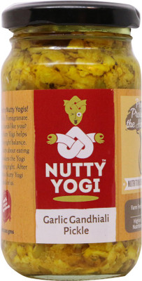 Nutty Yogi Garlic Gandhiali Pickle Garlic Pickle(200 g)