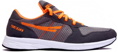 SEGA Multi Purpose Orange Marathon Training & Gym Shoes For Men(Grey, Orange