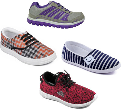 Asian Women Casual & Running Shoes Combo Pack of 4 Walking Shoes For Women(Multicolor
Asian Women Casual & Running Shoes Combo Pack of 4 Walking Shoes For Women(Multicolor