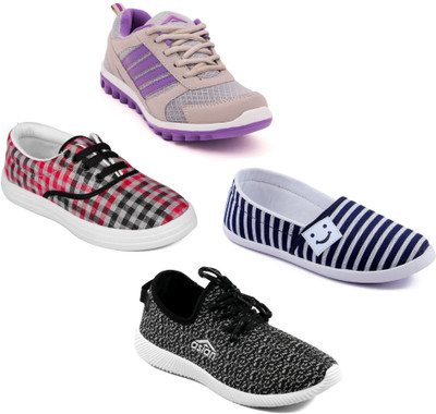 Asian Women Casual & Running Shoes Combo Pack of 4 Walking Shoes For Women(Multicolor
Asian Women Casual & Running Shoes Combo Pack of 4 Walking Shoes For Women(Multicolor