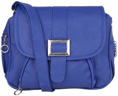 onland Girls Casual Blue PU Sling Bag