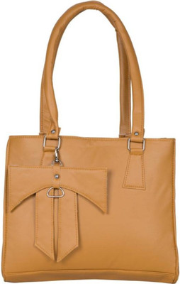 onland Girls Casual Tan PU Hand-held Bag