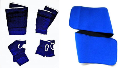 H D Enterprise 2IN1 COMBO4U Waist Support(Blue