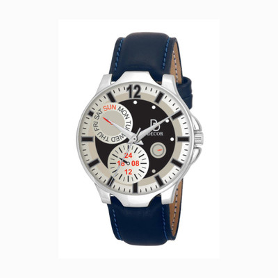 DECOR BLUE-STRP-1-D65 Modish Watch - For Men