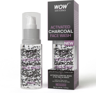 WOW SKIN SCIENCE Activated Charcoal Face Wash-with Activated Charcoal Beads-No Sulphates & Parabens Face Wash(100 ml)
WOW SKIN SCIENCE Activated Charcoal Face Wash-with Activated Charcoal Beads-No Sulphates & Parabens Face Wash(100 ml)
