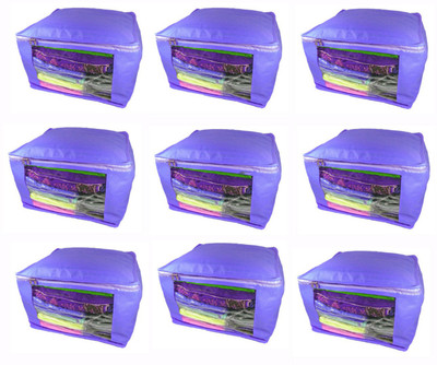 Afrose High Quality Multipurpose Non-Woven Plain 10inch Saree Cover 9PC Capacity 10-15 Units Saree/Blouse Each(Purple)
Afrose High Quality Multipurpose Non-Woven Plain 10inch Saree Cover 9PC Capacity 10-15 Units Saree/Blouse Each(Purple)