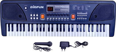 dmpl fastdeal 61-keys Bigfun Electronic Piano Keyboard with USB MP3 Play Function, LED Display & Microphone (Black)(Multicolor)
dmpl fastdeal 61-keys Bigfun Electronic Piano Keyboard with USB MP3 Play Function, LED Display & Microphone (Black)(Multicolor)