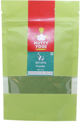 Nutty Yogi Spirulina Powder Plant-Based Protein(70 g, Spirulina)